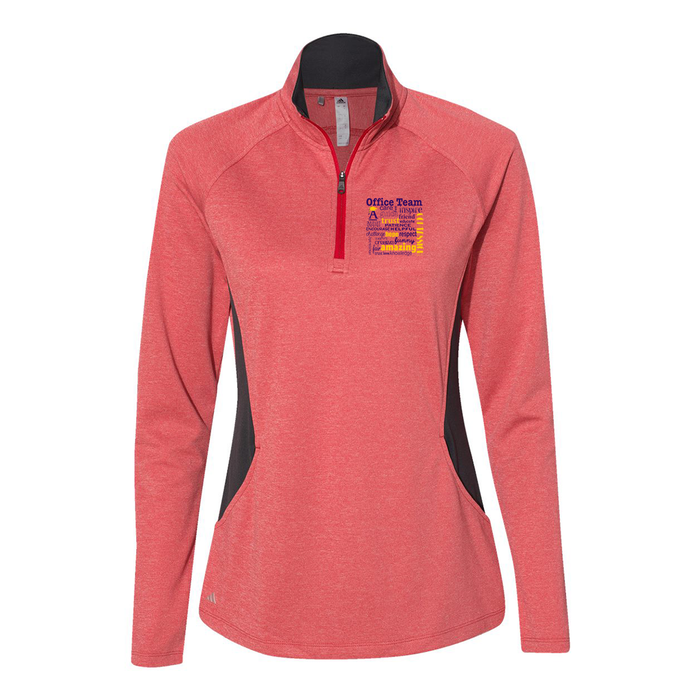 Adidas Women's Lightweight Quarter-Zip Pullover A281, Full Color