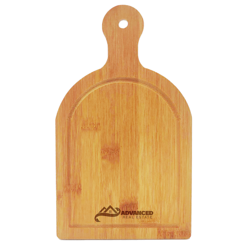 Bamboo Handle- Cutting Board, Laser Engraving