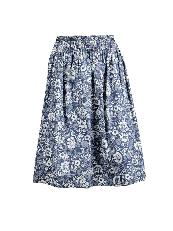 Berwin Dirndl Apron, Navy — 67cm