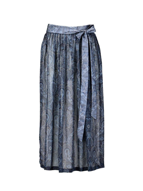 Berwin Dirndl Apron, Navy — 67cm