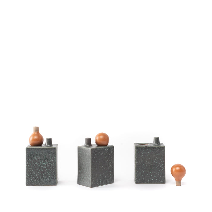 Heath Clay Studio Box and Stopper Vase