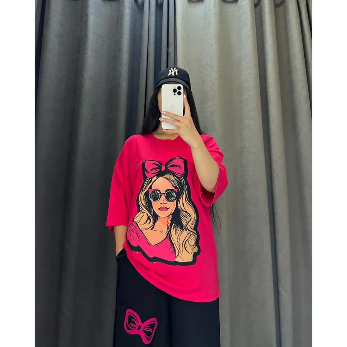 CH # 436 Printed Drop-Shoulder Tee Trousers (Print 1)