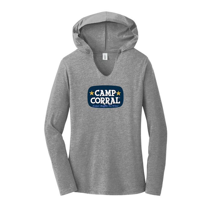 District Women’s Perfect Tri Long Sleeve Hoodie, Full Color