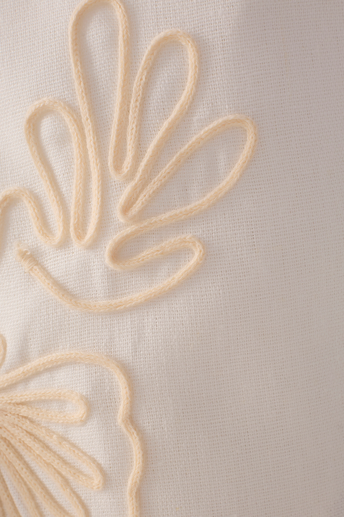 Embroidered Linen Skirt_6