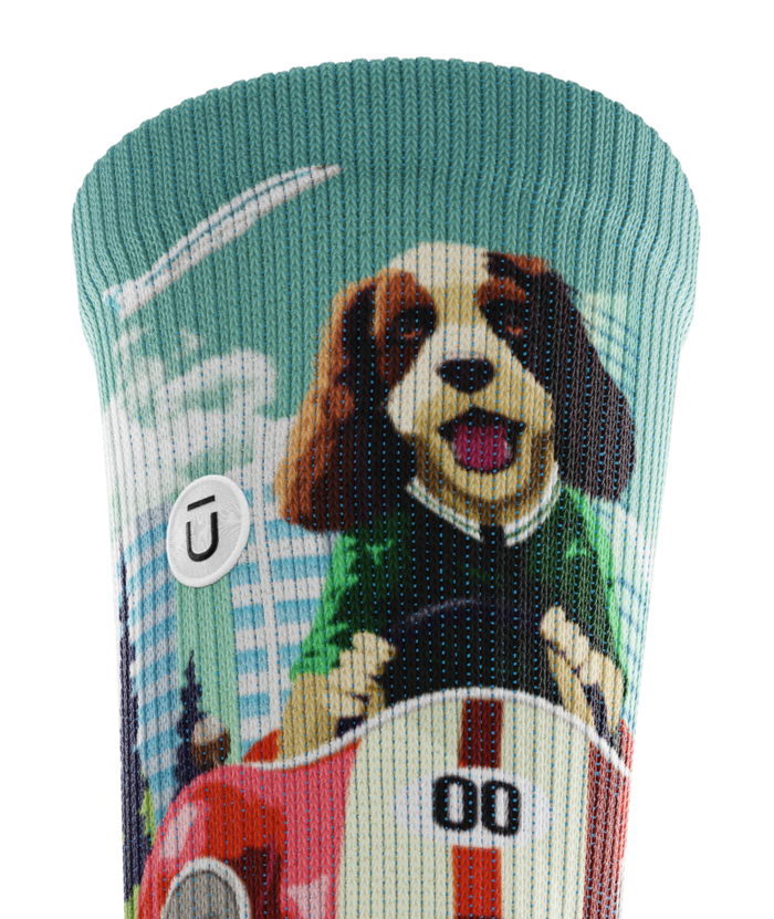 Fur-mula Woof Athletic Crew Socks