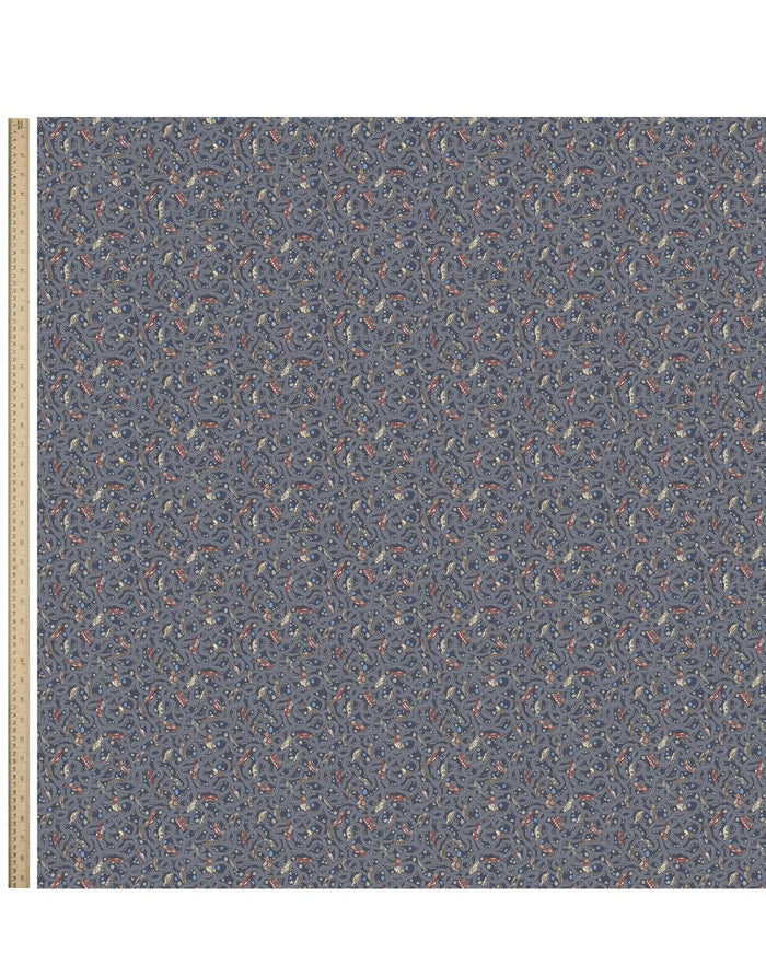 Liberty Fabrics Liberty Fabrics Tana Lawn® AW20: Private View Liberty Fabrics Tana Lawn® Hackney Road C Grey 21042