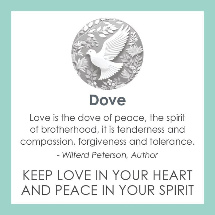 Lola Dove Pendant - Pearl Grey