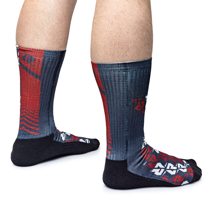 RED Dry Crew Socks