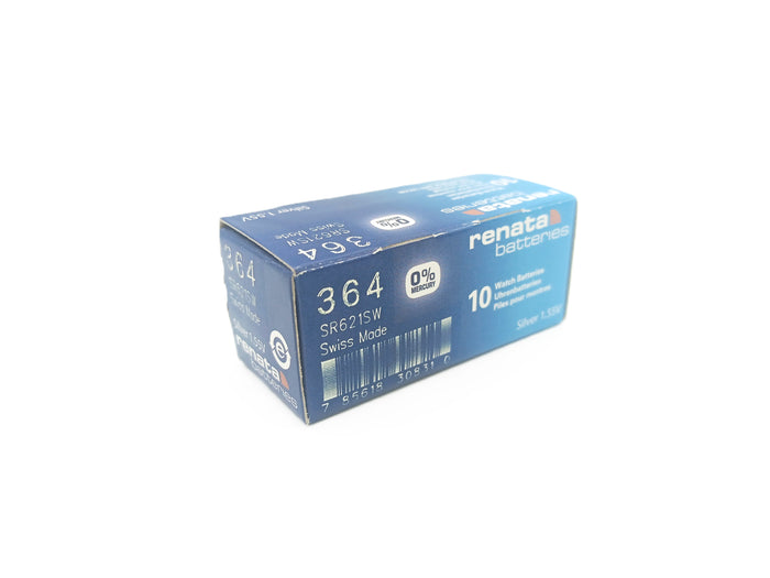 Renata 364 SR621SW paristo 10kpl pakkaus