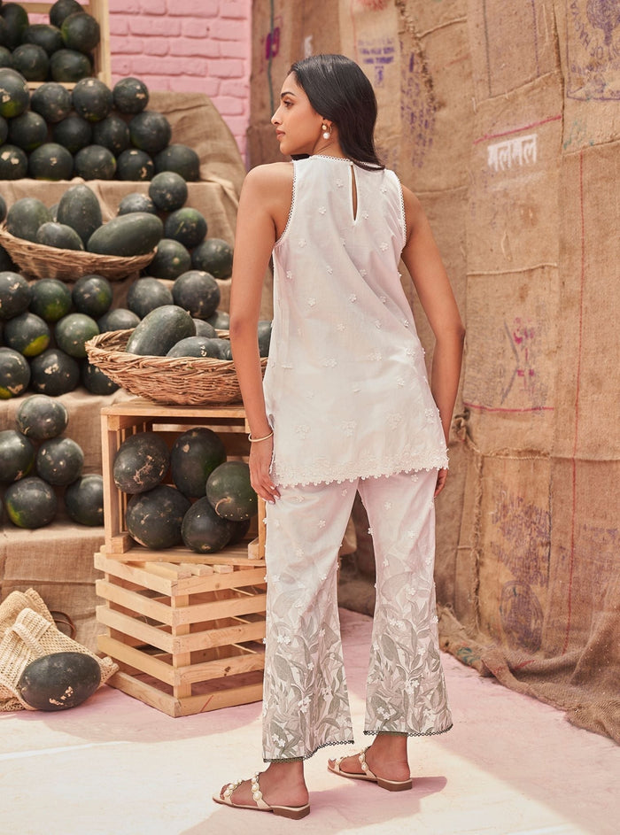 Rio Supima Cotton White Co-ord Set