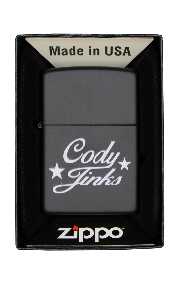 Script Zippo Lighter