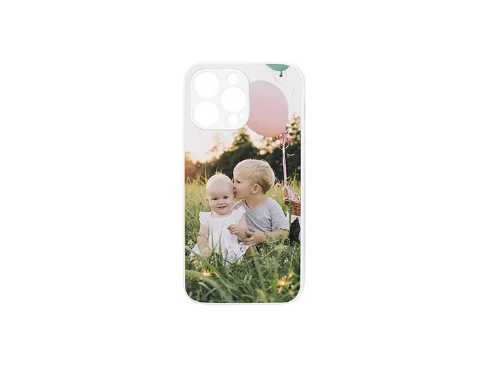 Sublimation Blanks iPhone 14 Pro Max Cover w/o insert (Rubber, White)