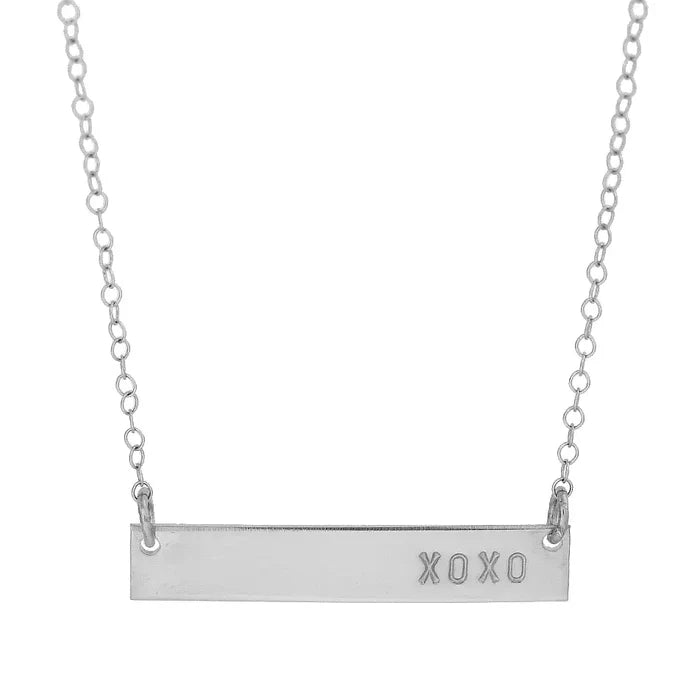 XOXO Bar Necklace | Waterproof