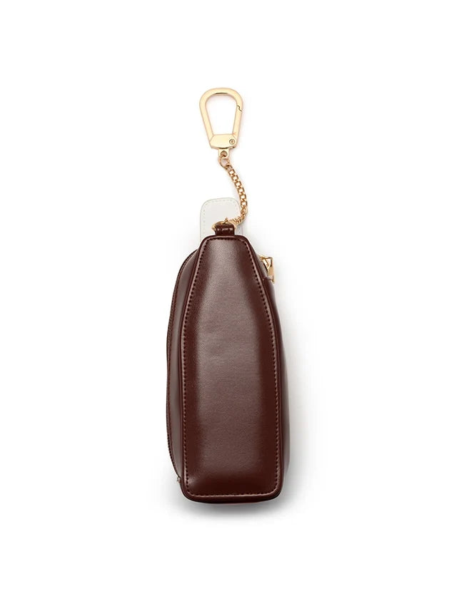 2-in-1 Bag Charm & Reusable Shopper Bag - "Wine" Bottle