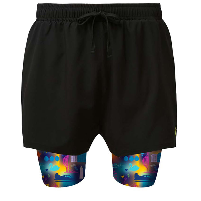 2 in 1 Double Layer Ultra Shorts |Great South Run