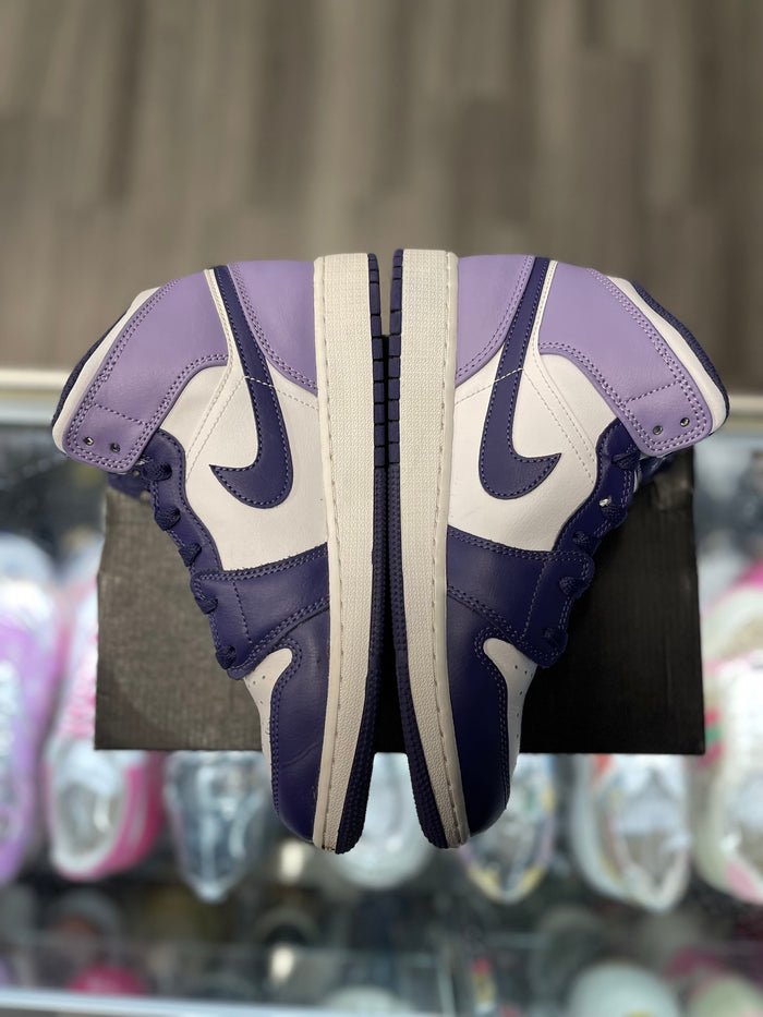 2023 Air Jordan 1 Mid "Sky J Purple" (GS)