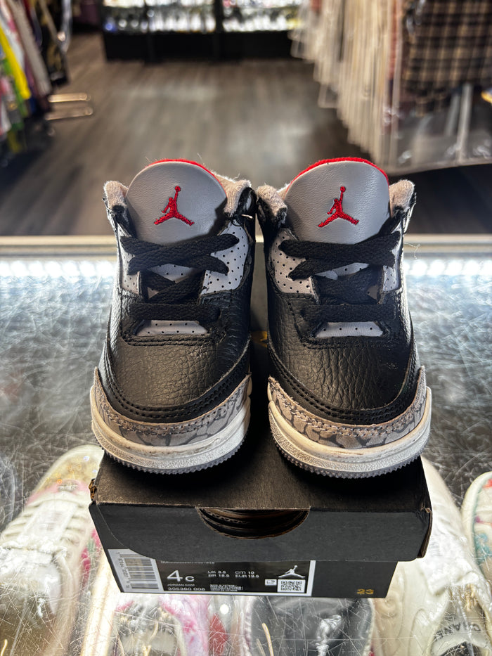 2024 Air Jordan Retro 3 "Black Cement" (TD)