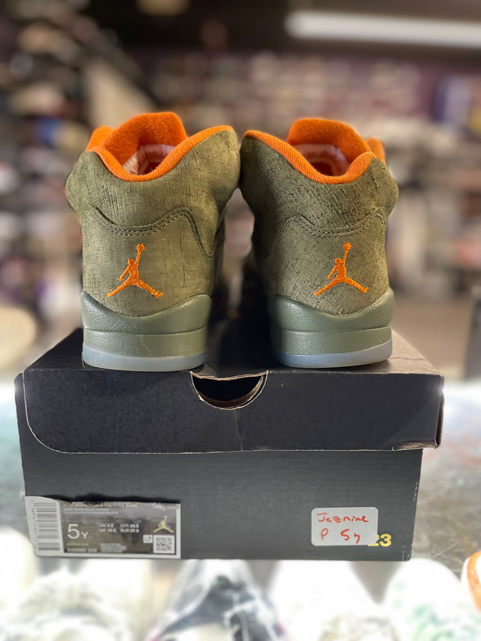 2024 Air Jordan Retro 5 "Olive" (GS)