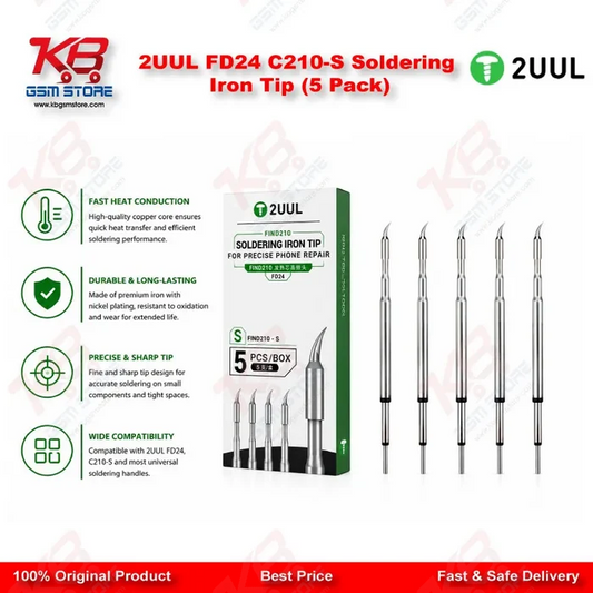 2UUL FD24 C210-S Soldering Iron Tip (5 Pack)