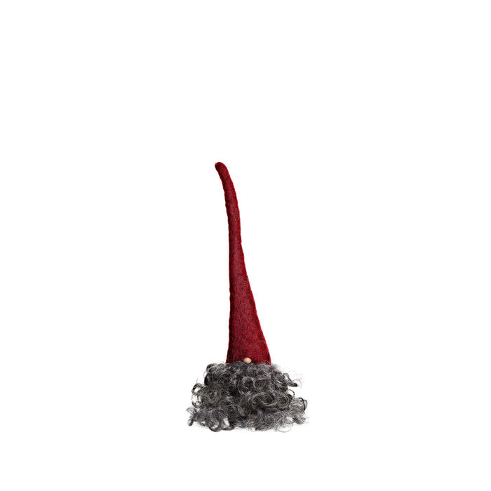 Asas Tomtebod 9" Gnome with Wood Base and Red Cap