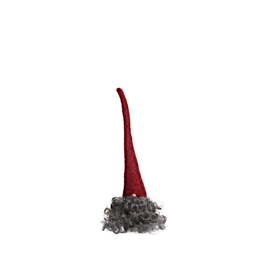 Asas Tomtebod 9" Gnome with Wood Base and Red Cap