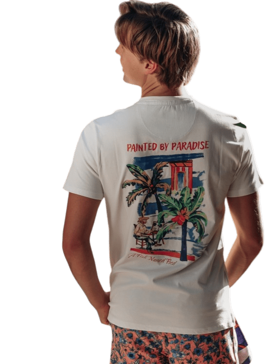 A FISH NAMED FRED T-shirt palm painting