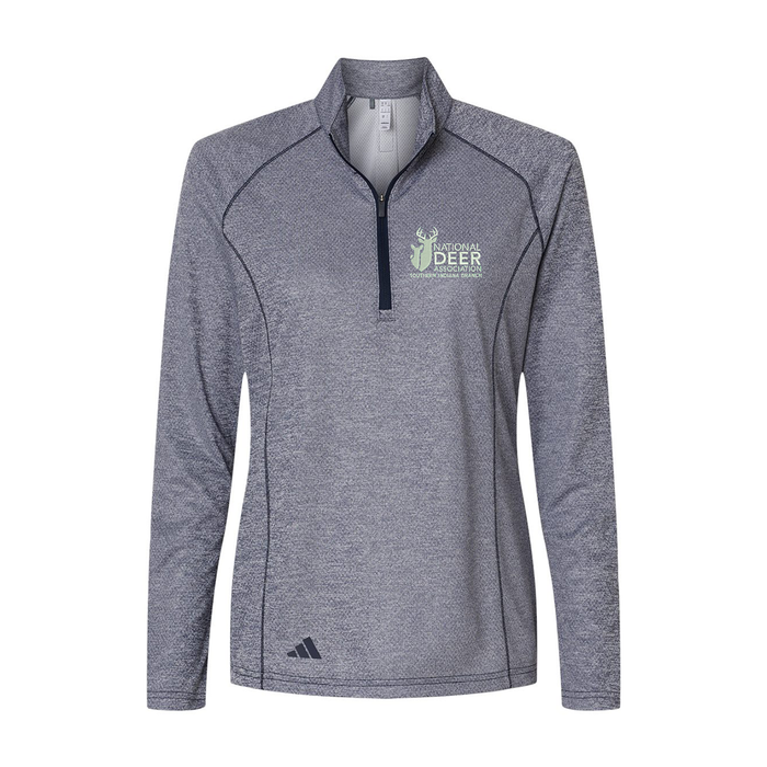 Adidas Women's Space Dyed Quarter-Zip Pullover A594