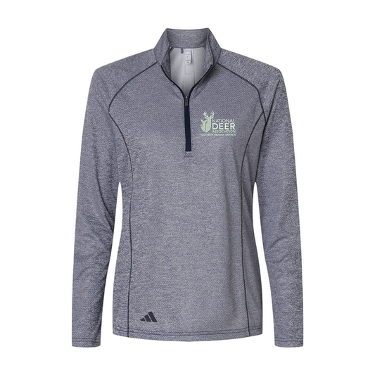 Adidas Women's Space Dyed Quarter-Zip Pullover A594