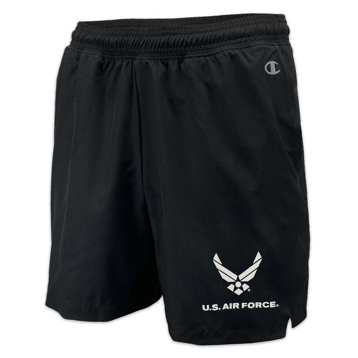 Air Force Wings Champion Men's Woven 5" Short (Black)
