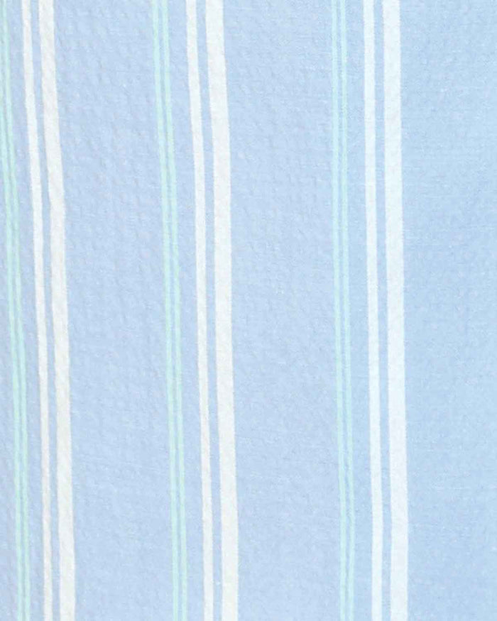 Allegra Striped Cotton Rich Short Sleeve Blouse - Image 4 - The Classic Boutique