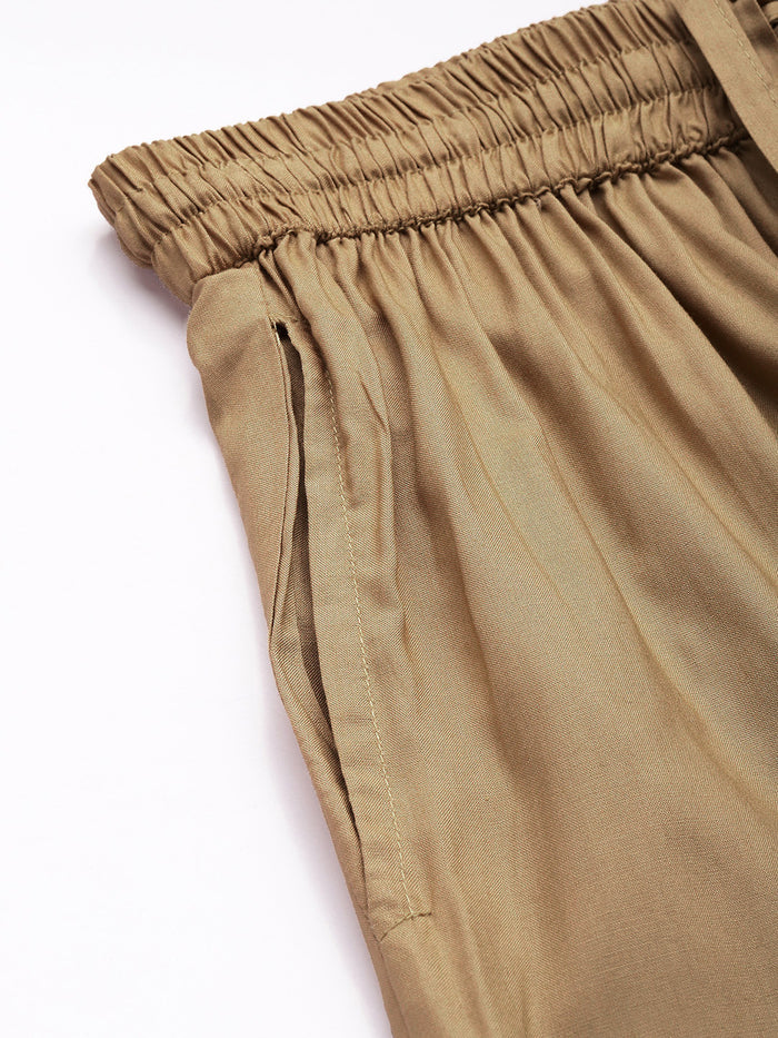 Almond Ethnic Palazzos,  Palazzo, Solid Palazzo, Plain Palazzo