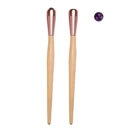 Amethyst massage stick, 16cm, outlet piece with minor imperfections