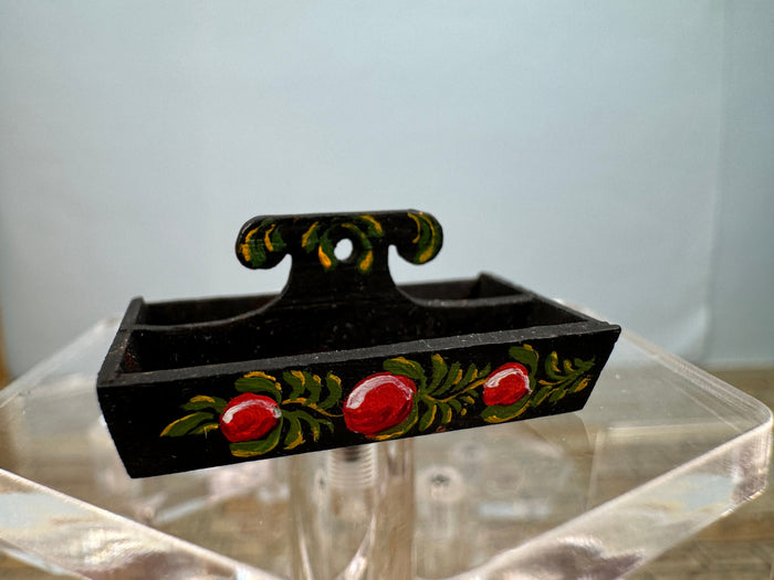 Artisan Mary Grady O'Brien 2017 Painted Cutlery Box
