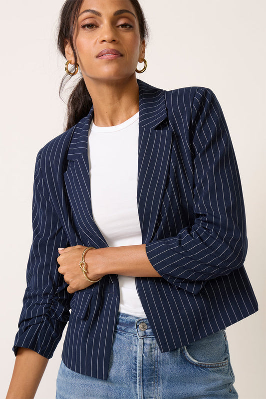 Astor Pinstripe Blazer