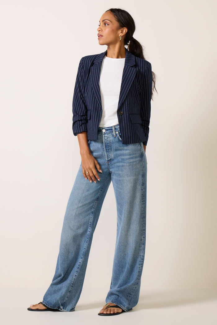Astor Pinstripe Blazer