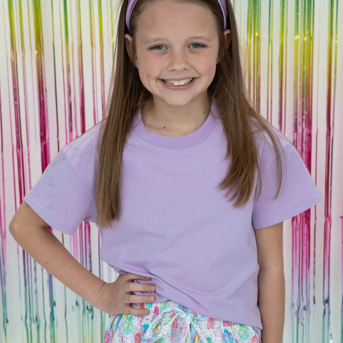 Azarhia Girls Solid Boxy Tee