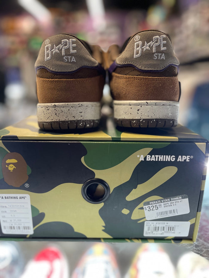 Bape Sta Sk8 "Brown/Purple"