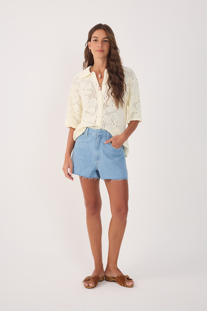 Basic Medium Denim Short_3