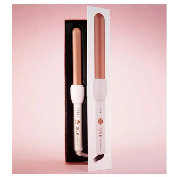 Beauty Creations - 1" Hair Curler – Rose Gold Ceramic Curling Wand with Adjustable Temperature Control