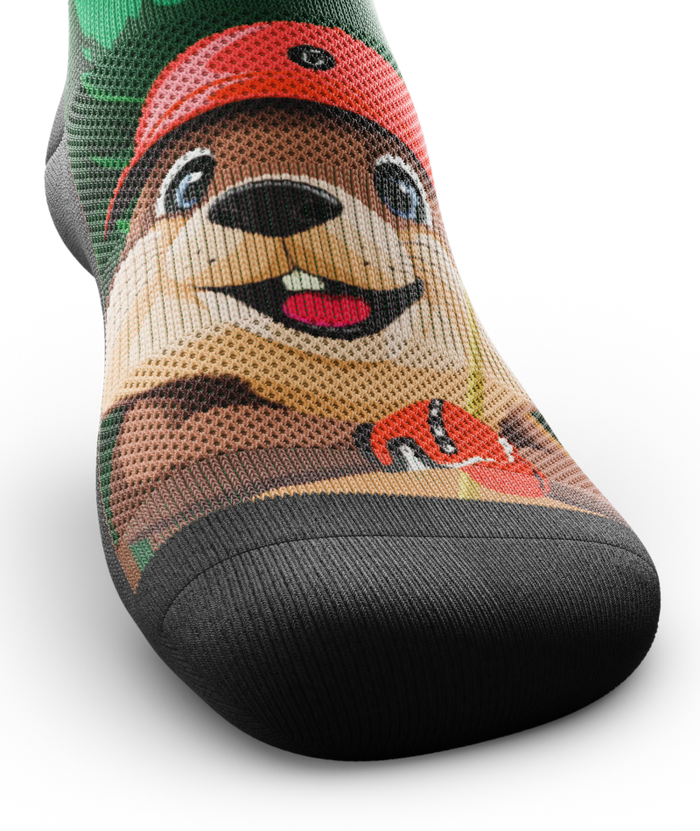 Beaver Wood Athletic Crew Socks
