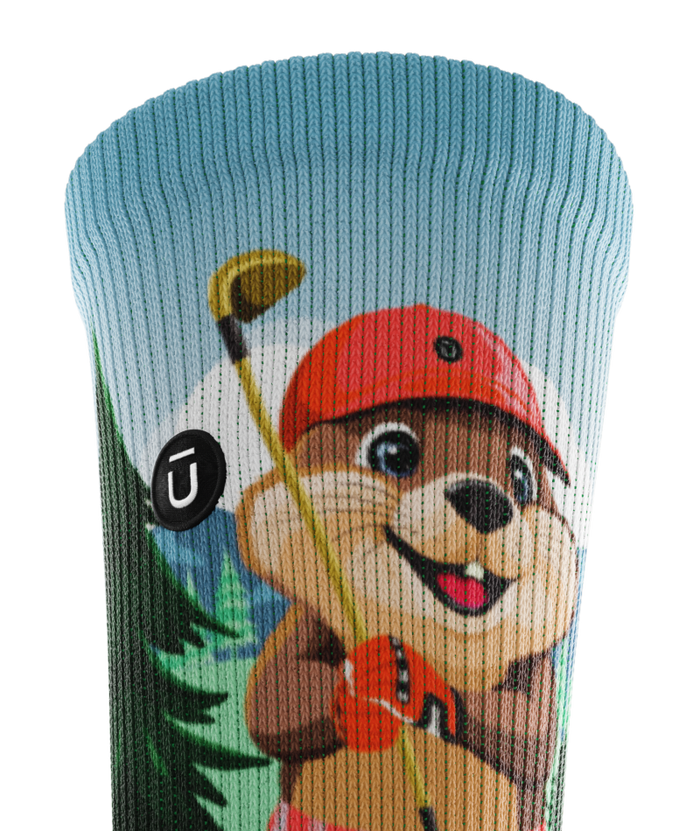 Beaver Wood Athletic Crew Socks
