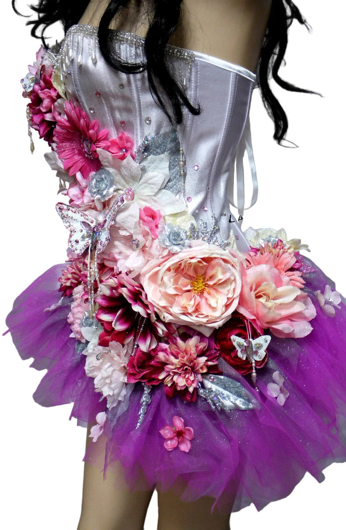 Berry Pretty in Pink Fairy Corset and High Low Tutu Costume