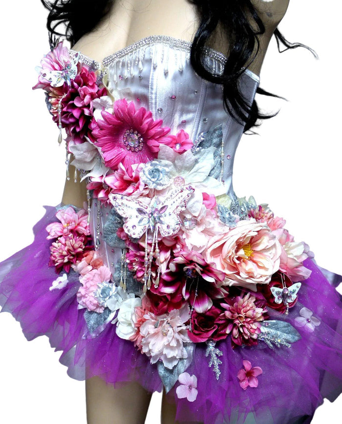 Berry Pretty in Pink Fairy Corset and High Low Tutu Costume