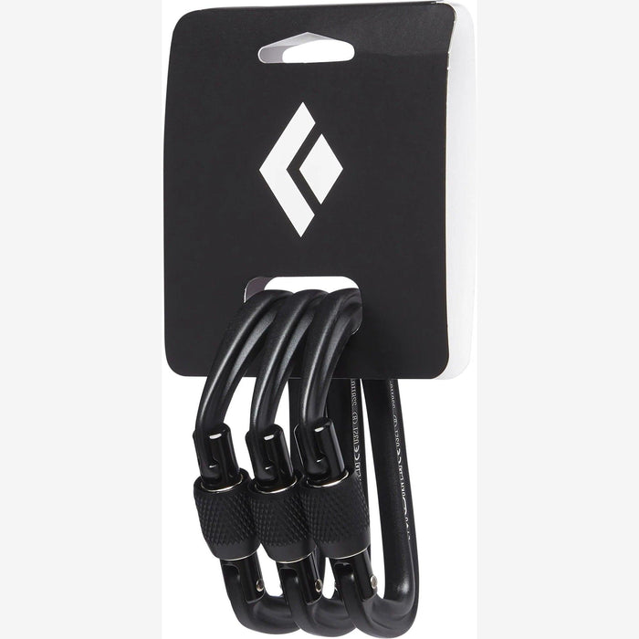 BLACK DIAMOND HOTFORGE Screw Lock Carabiner 3-pk