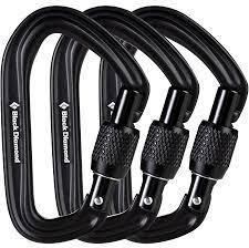 BLACK DIAMOND HOTFORGE Screw Lock Carabiner 3-pk