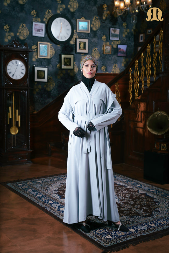Bloom Abaya Mint Green