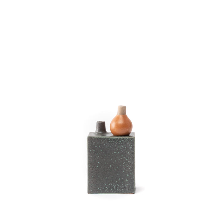Heath Clay Studio Box and Stopper Vase