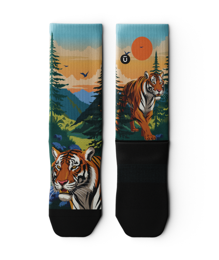Breathe Wild Athletic Crew Socks