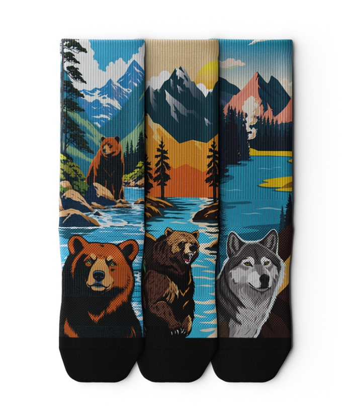 Call of the Wild Athletic Crew Socks 3-Pack