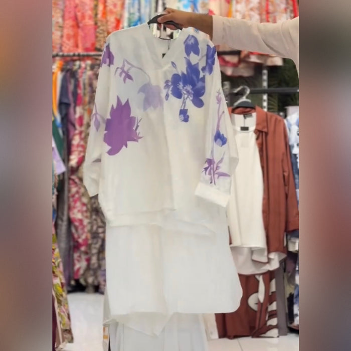 CH 6014 - Petal Soft 2-Piece Dress | Saimwear